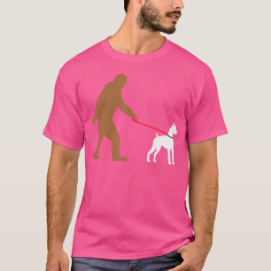 Camiseta Sasquatch do Cachorro Marcado Andando Bigfoot