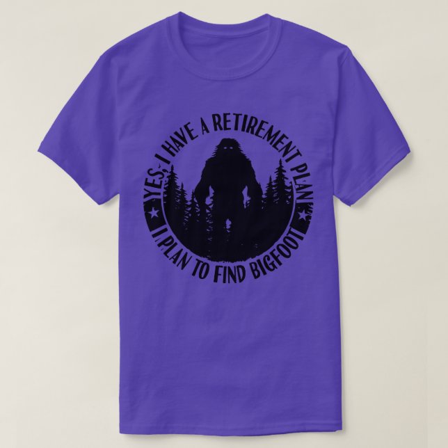 Camiseta Sasquatch do Plano de Reforma da Silhouette (Frente do Design)