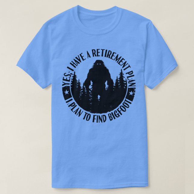 Camiseta Sasquatch do Plano de Reforma da Silhouette (Frente do Design)