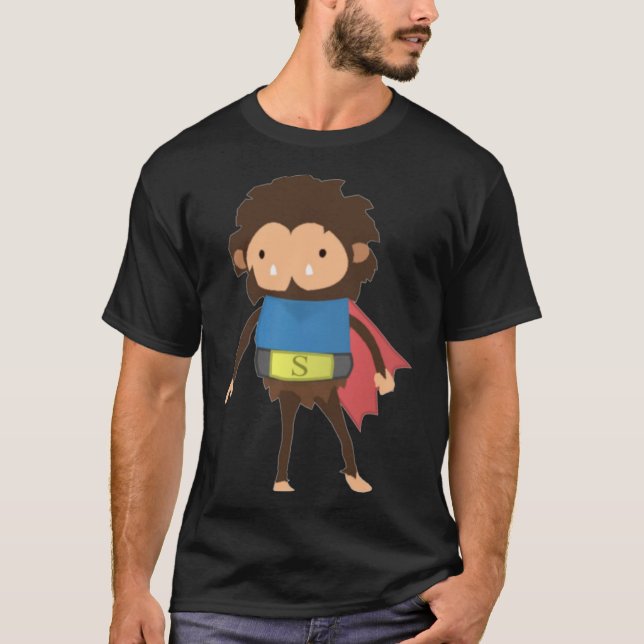 Camiseta Sasquatch Hero Clássico Sneaky (Frente)