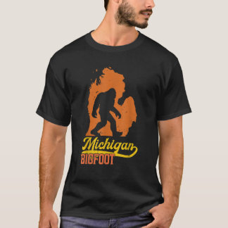 Camiseta Sasquatch Michigan Bigfoot Vintage MI Bigfoot Rese