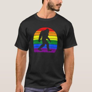 Camiseta Sasquatch Não Mais Ocultando Orgulho gay Lgbtq Mês