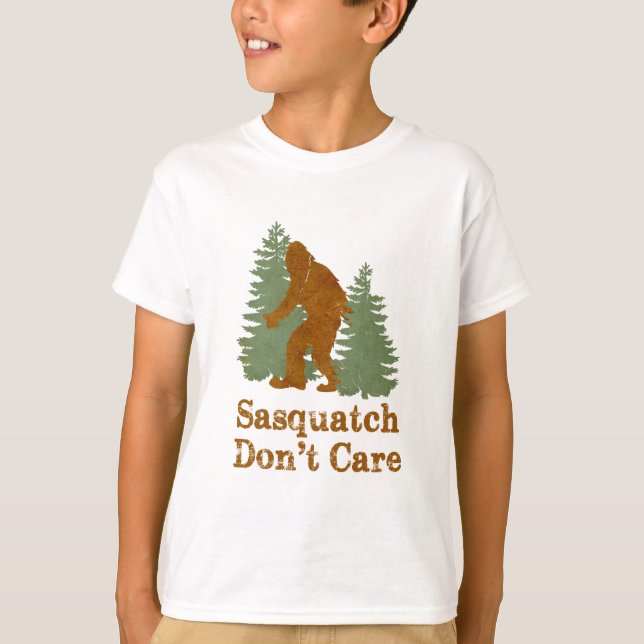 Camiseta Sasquatch não se importa (Frente)
