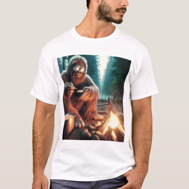 Camiseta Sasquatch no Campfire (Frente)