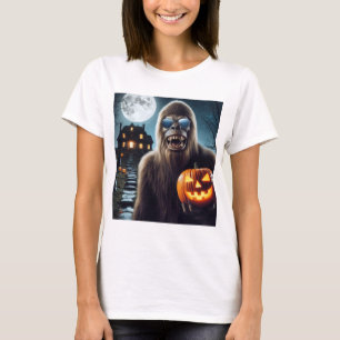 Camiseta Sasquatch no Halloween