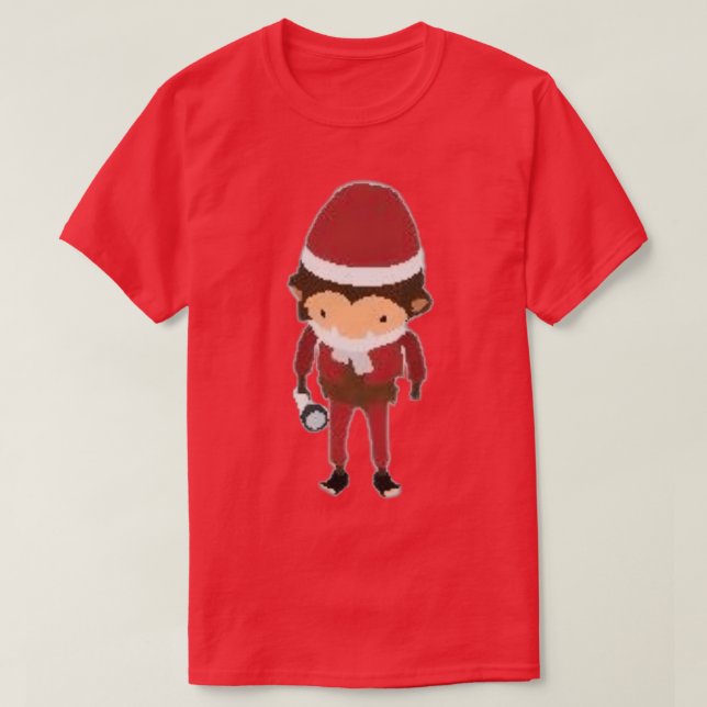 Camiseta Sasquatch Papais noeis de Natal Sasquatch (Frente do Design)