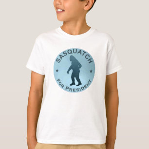 Camiseta Sasquatch Para Presidente
