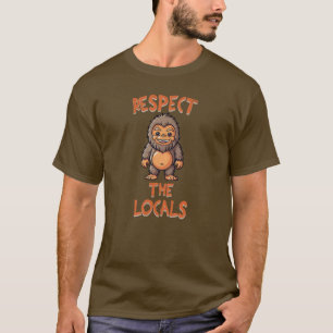 Camiseta Sasquatch Respeita T-shirt, Tee Bigfoot, Pacific N