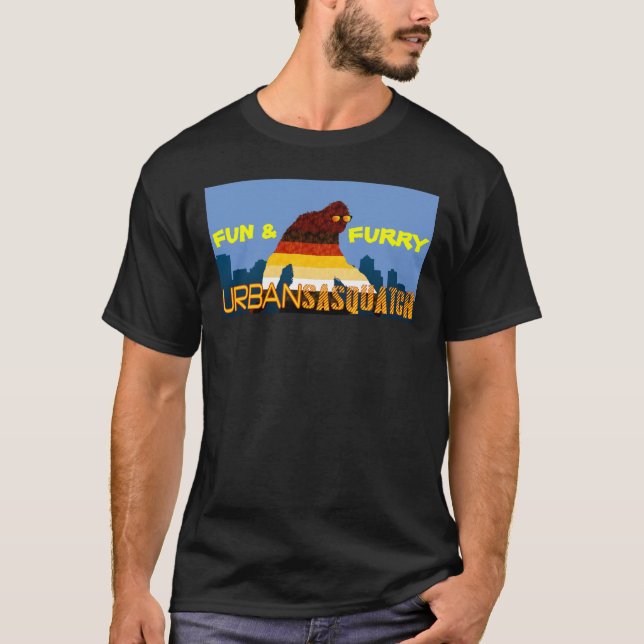 Camiseta Sasquatch Urbano - Fúrias - Orgulho do Urso (Frente)