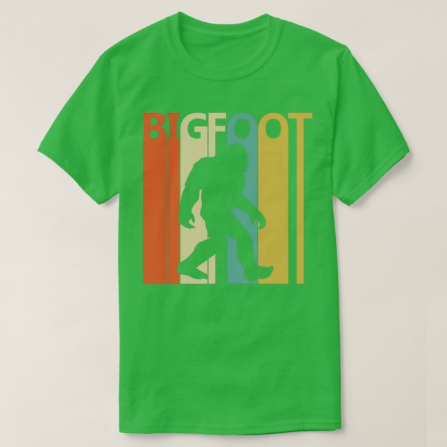 Camiseta Sasquatch Vintage Bigfoot (Frente do Design)