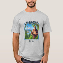 Camiseta Sasquatch Washington Souvenir Viagem Gift