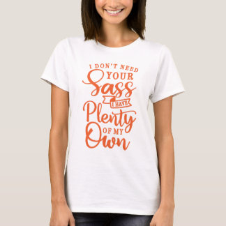 Camiseta Sass Suficiente