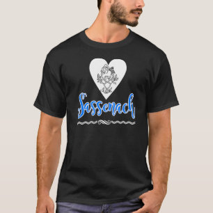 Camiseta Sassenach Thistle Heart