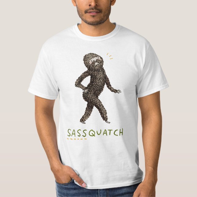 Camiseta Sassquatch - Pé Grande Sassado (Frente)
