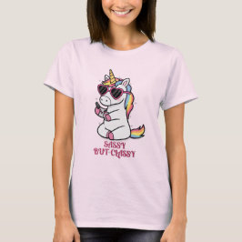 Camiseta Sassy but Classy – Glam Unicorn
