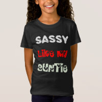 Sassy como meu Auntie - presente de aniversário da
