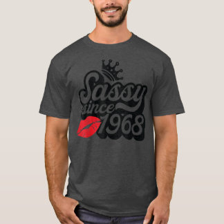 Camiseta Sassy desde 1968 Fabuloso 54º aniversário dá ideia