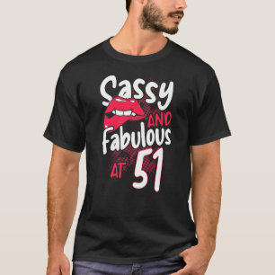 Camiseta Sassy E Fabulosa À 51 Mulheres Feministas 51 ruas