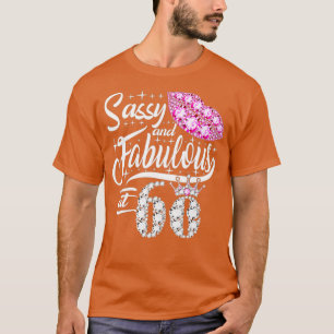 Camiseta Sassy E Fabuloso Aos 60 Anos 60 Anos Aniversário C