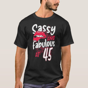 Camiseta Sassy E Fabuloso No 45 Feminista 45º Nascimento