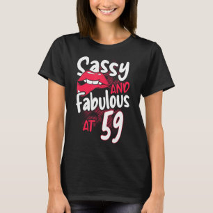 Camiseta Sassy E Fabuloso No 59 Mulheres Feministas 59º Nas