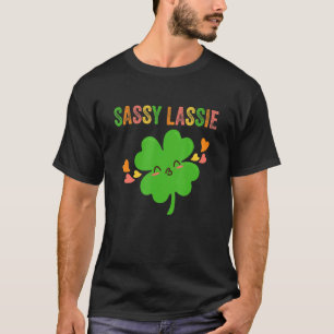 Camiseta Sassy Lassie Irish Lass Full Of Sass St Patrick