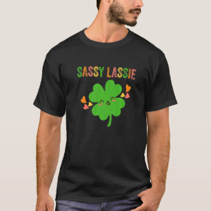 Camiseta Sassy Lassie Irish Lass Full Of Sass St Patrick's