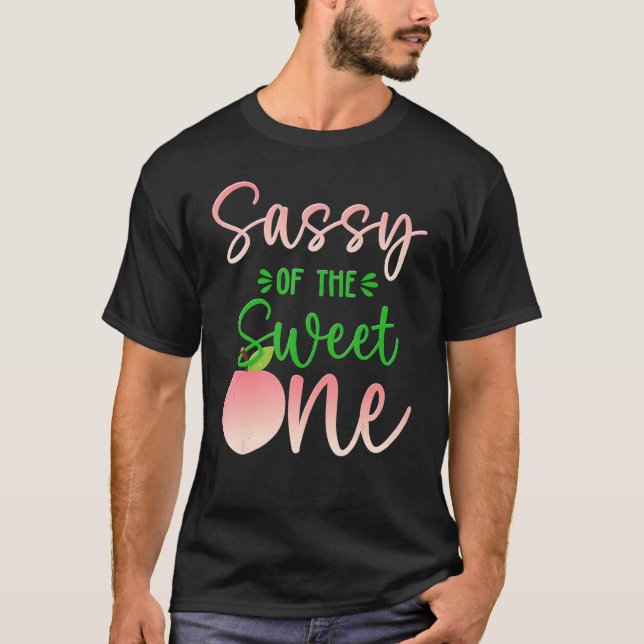 Camiseta Sassy Of The Birthday One Peach 1rua Summer Fruta  (Frente)