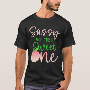 Camiseta Sassy Of The Birthday One Peach 1Rua Summer Fruta 