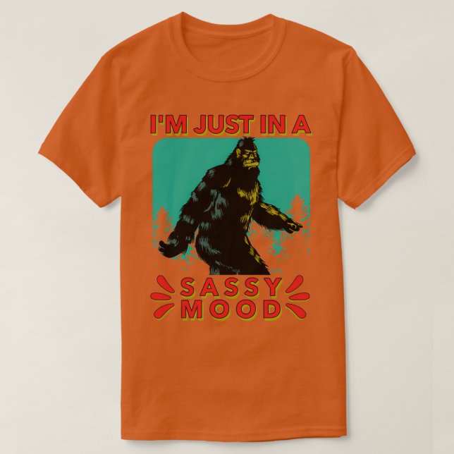 Camiseta Sassy Sasquatch (Frente do Design)