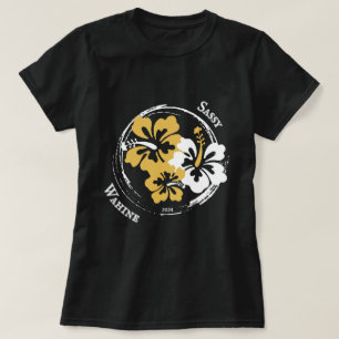 Camiseta Sassy Wahine Hibiscus Women 's T-Shirt