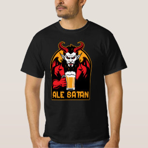 Camiseta Satã de Ale - Bebendo de Cerveja