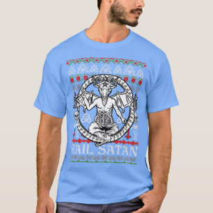 Camiseta Satã de granizo satânico de Natal