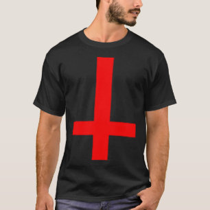 Camiseta Satã invertida invertida Anticristo