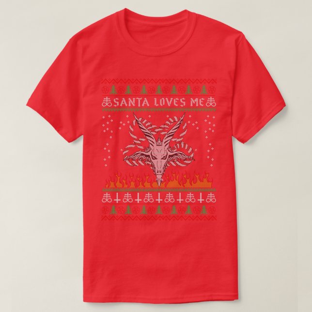 Camiseta Satã me ama no segundo ano (Frente do Design)