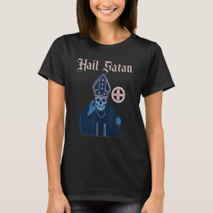 Camiseta Satã Satanás Vintage Horror Igreja Demônio Homens
