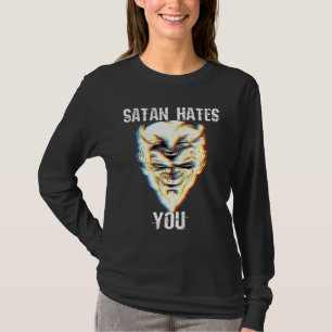 Camiseta Satã te odeia