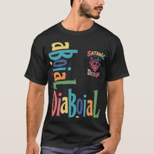 Camiseta Satanás Design Básico 👕 T-Shirt ✅