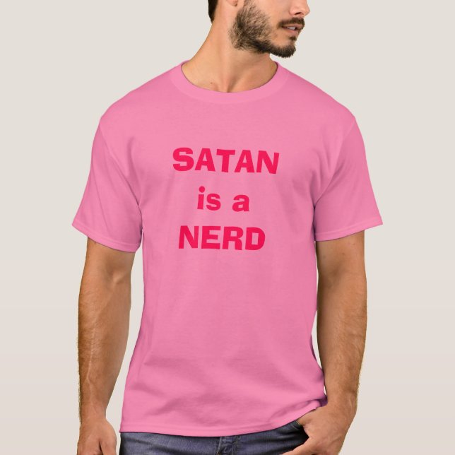Camiseta SATANis um NERD (Frente)