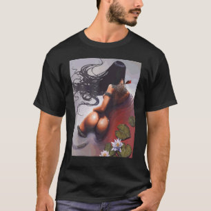 Camiseta Satanist Lotus Flower Satânica Gótica