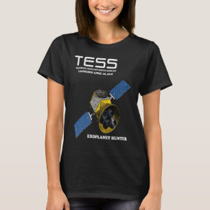 Camiseta Satélite de Pesquisa Exoplanetária em Transitação 