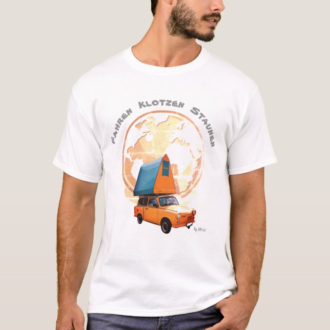 Camiseta Satélite em viagem volta do mundo (Frente)