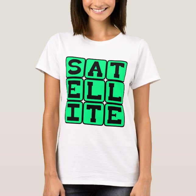 Camiseta Satélite, Objeto em Órbita (Frente)
