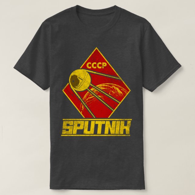 Camiseta Satélite Sputnik (Frente do Design)