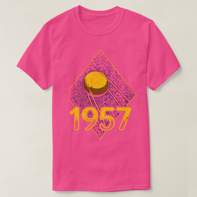 Camiseta Satélite Sputnik 1957 1 (Frente do Design)