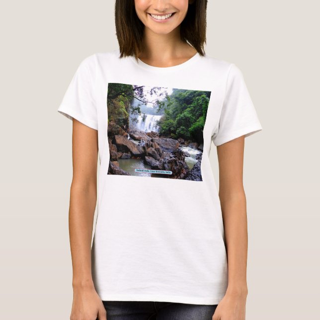 Camiseta Sathodi Falls, Uttar Kannada, Índia (Frente)
