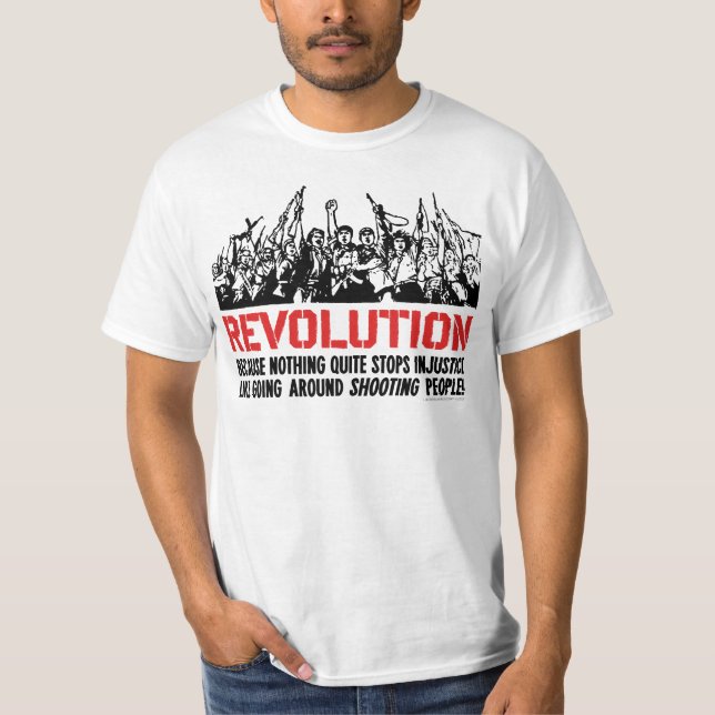 Camiseta Sátira da revolução (Frente)