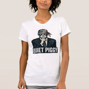 Camiseta Sátira política do Porco Quieto eleição 