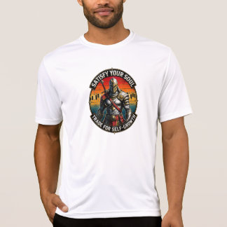 Camiseta Satisfazer a Sua Alma Negociar para o Cavaleiro do