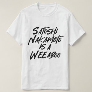 CAMISETA SATOSHI NAKAMOTO É UMA SEMANA
